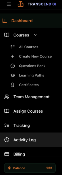 Sidebar Structure