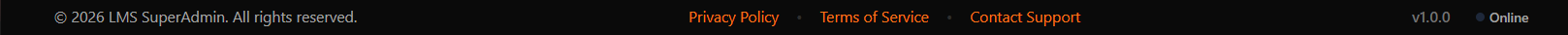 Footer Information