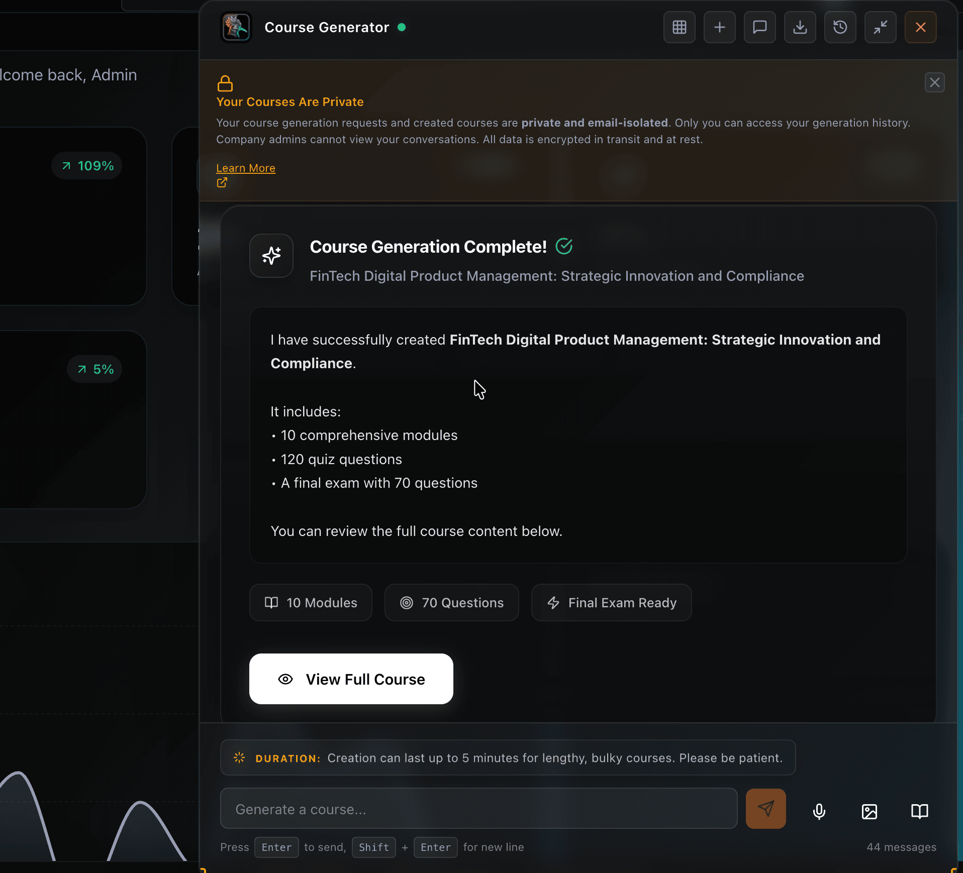 AI Course Generator
